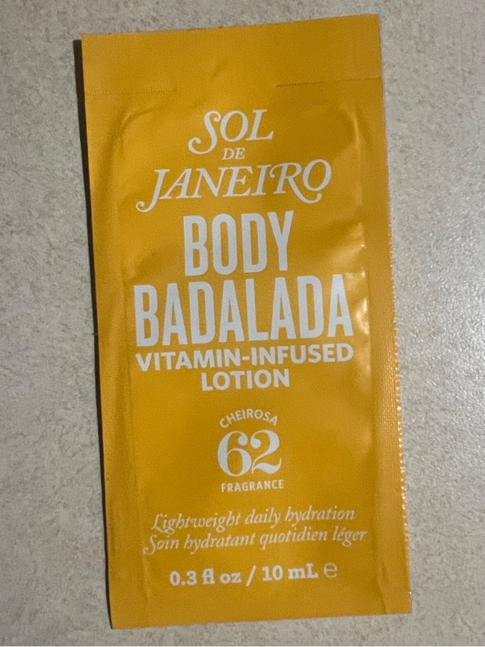 Sol de Janeiro Yellow Body Badalada Vitamin-Infused Lotion Sample